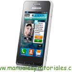 Samsung Wave723 S7230E manual guia usuario smartphone gama alta